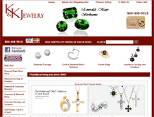 Tablet Screenshot of kandkjewelry.com